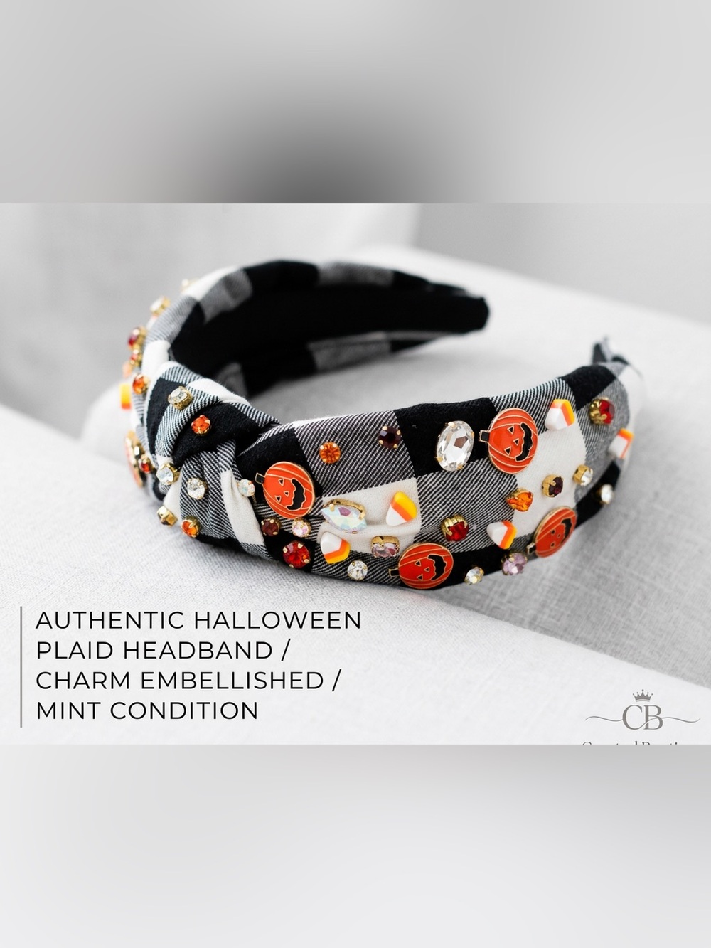 Halloween Knot Headband 🎃 with jewels!